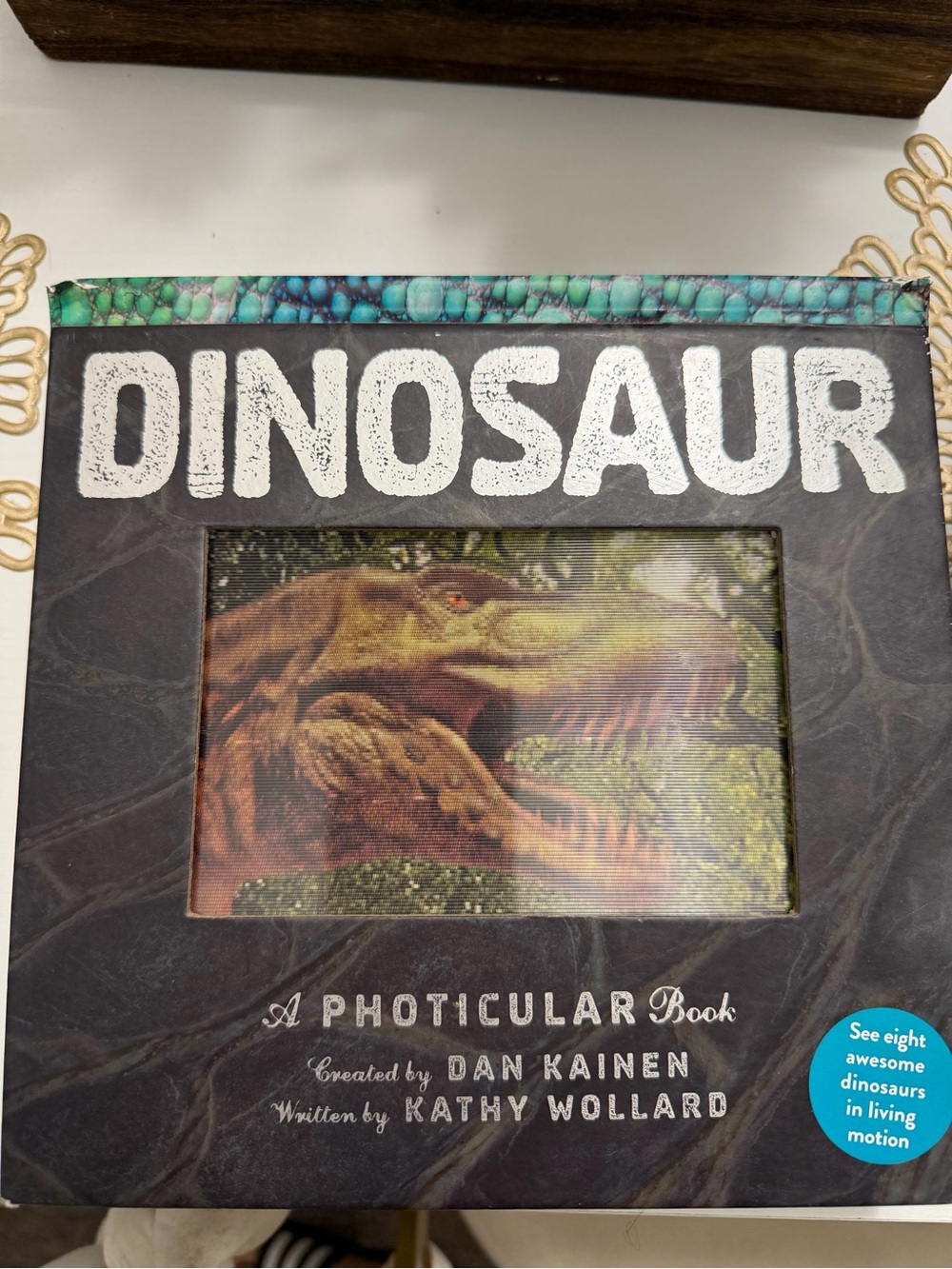 DINOSAUR Photicular Book by (Black)